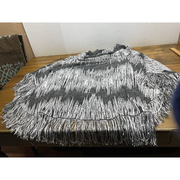 Ali Miles Women's 2X/3X Sweater Top Lagenlook Cowl Neck Striped - Picture 9 of 9